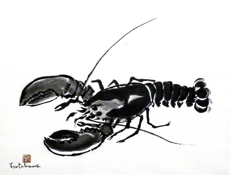 George Tsutakawa Figurative Painting - Lobster
