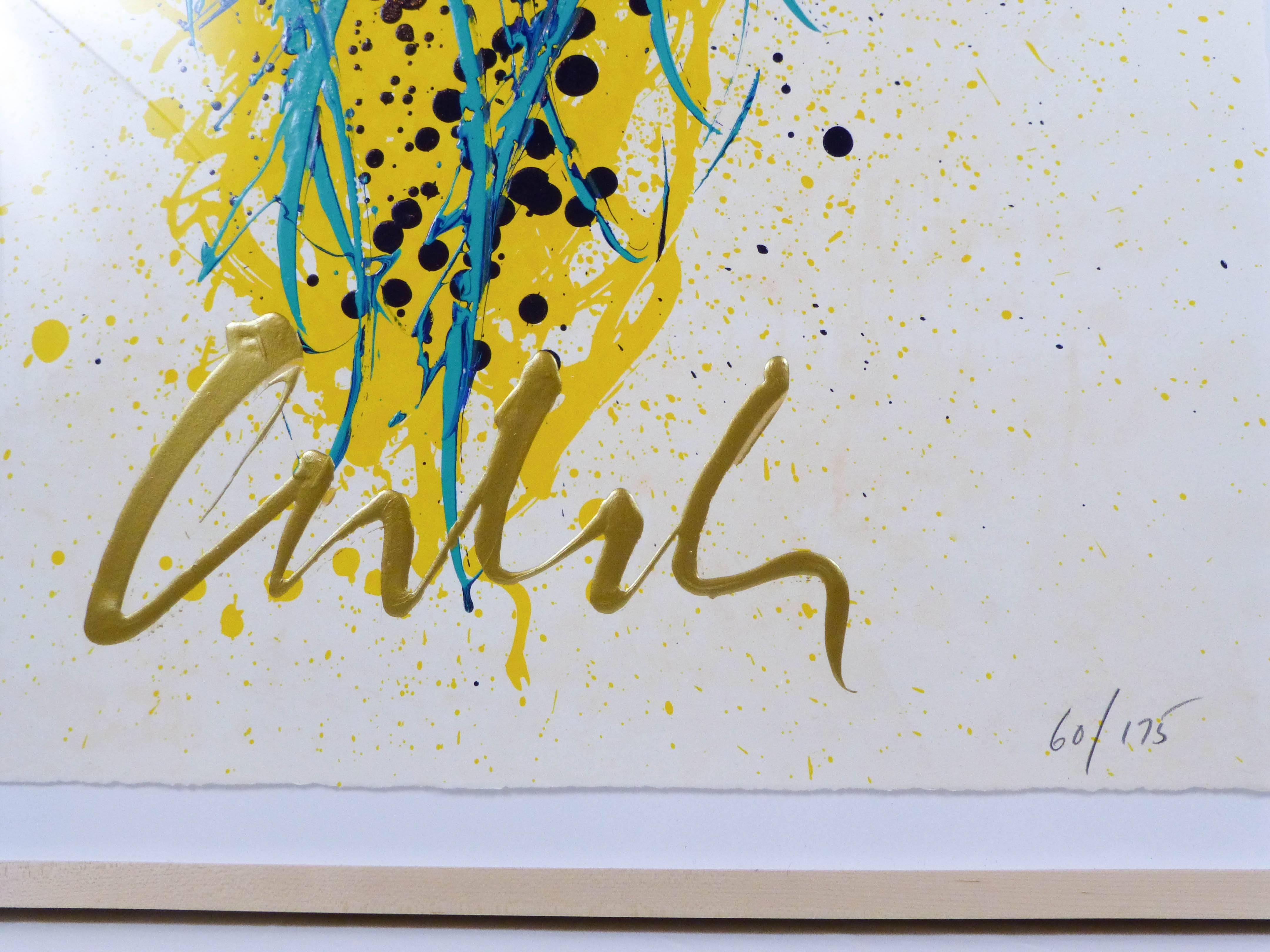 The Forsythia's Spark - Abstract Print by Dale Chihuly
