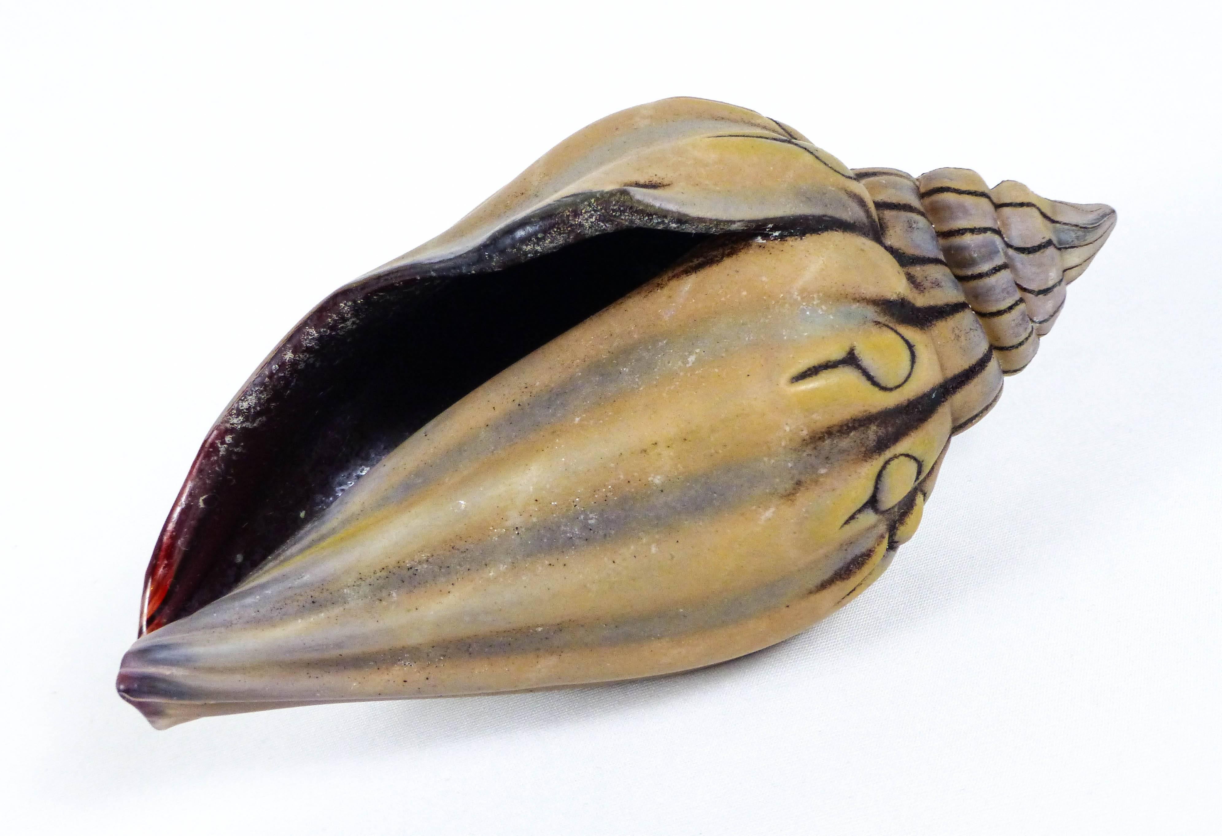 Here is a very unusual art glass artifact by William Morris. This piece was gifted by the artist to a personal friend and was likely made for one of his installations. The work is unsigned, but comes in its original shipping box from Morris' studio.