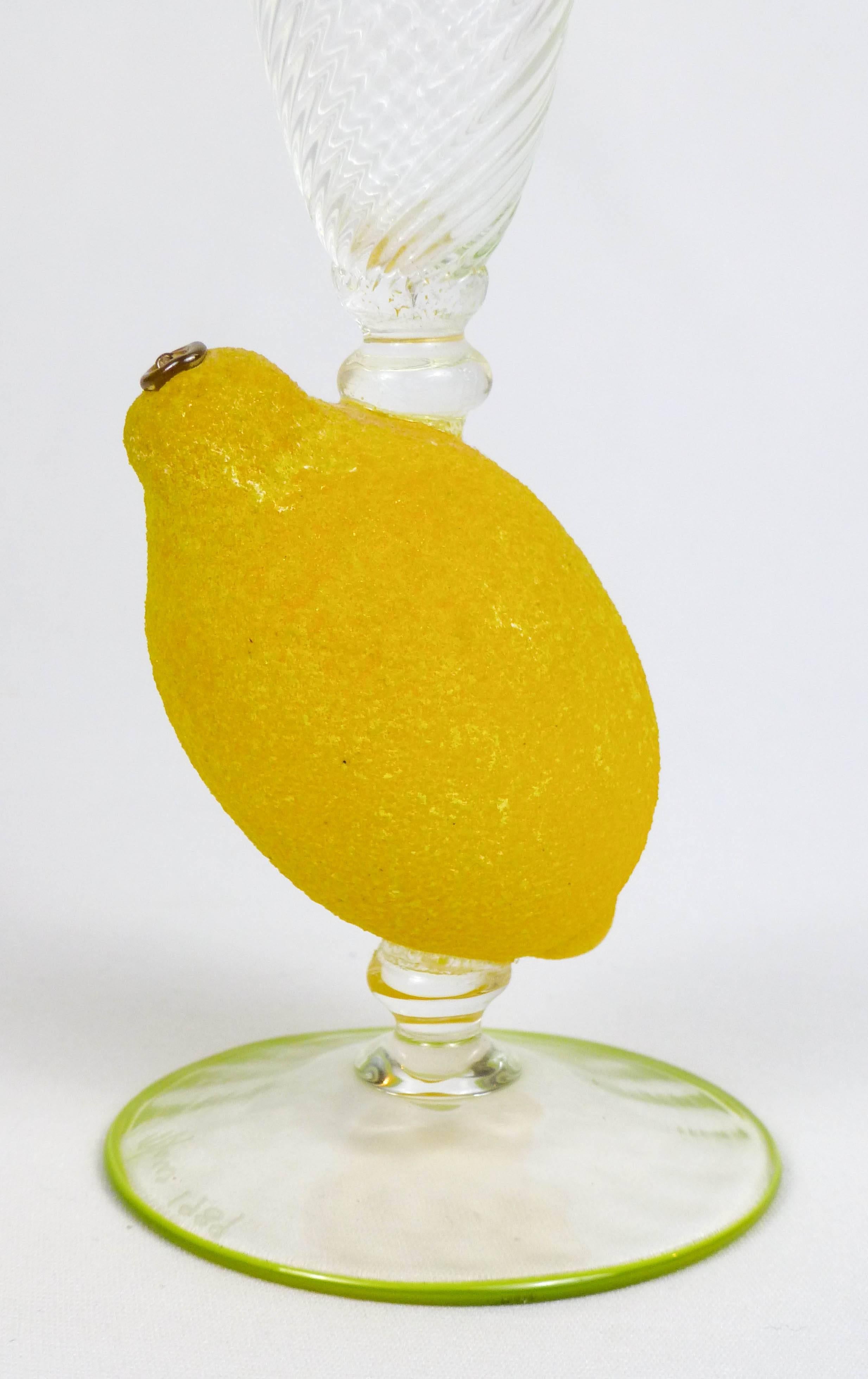 Lemon Fruit Stem  - Sculpture by Flora Mace & Joey Kirkpatrick 