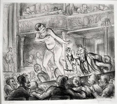  Irving Place Burlesque, lithograph, 1928