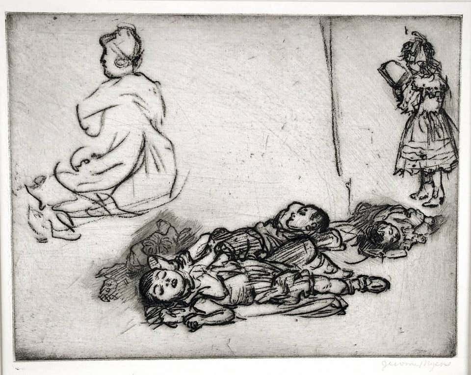 Children in Mulberry Street