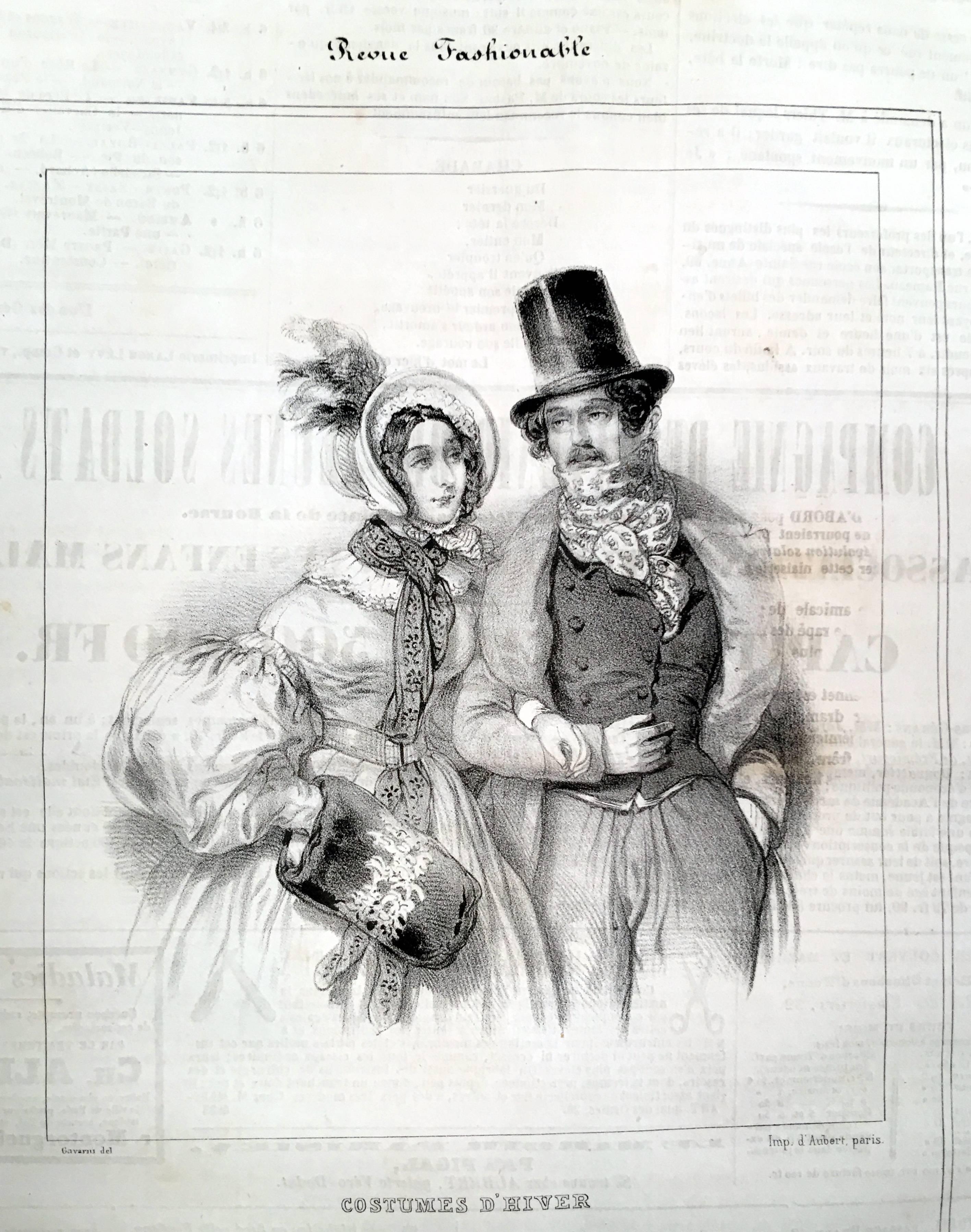 Paul Gavarni Figurative Print - Fashion Plates (a collection of 12)