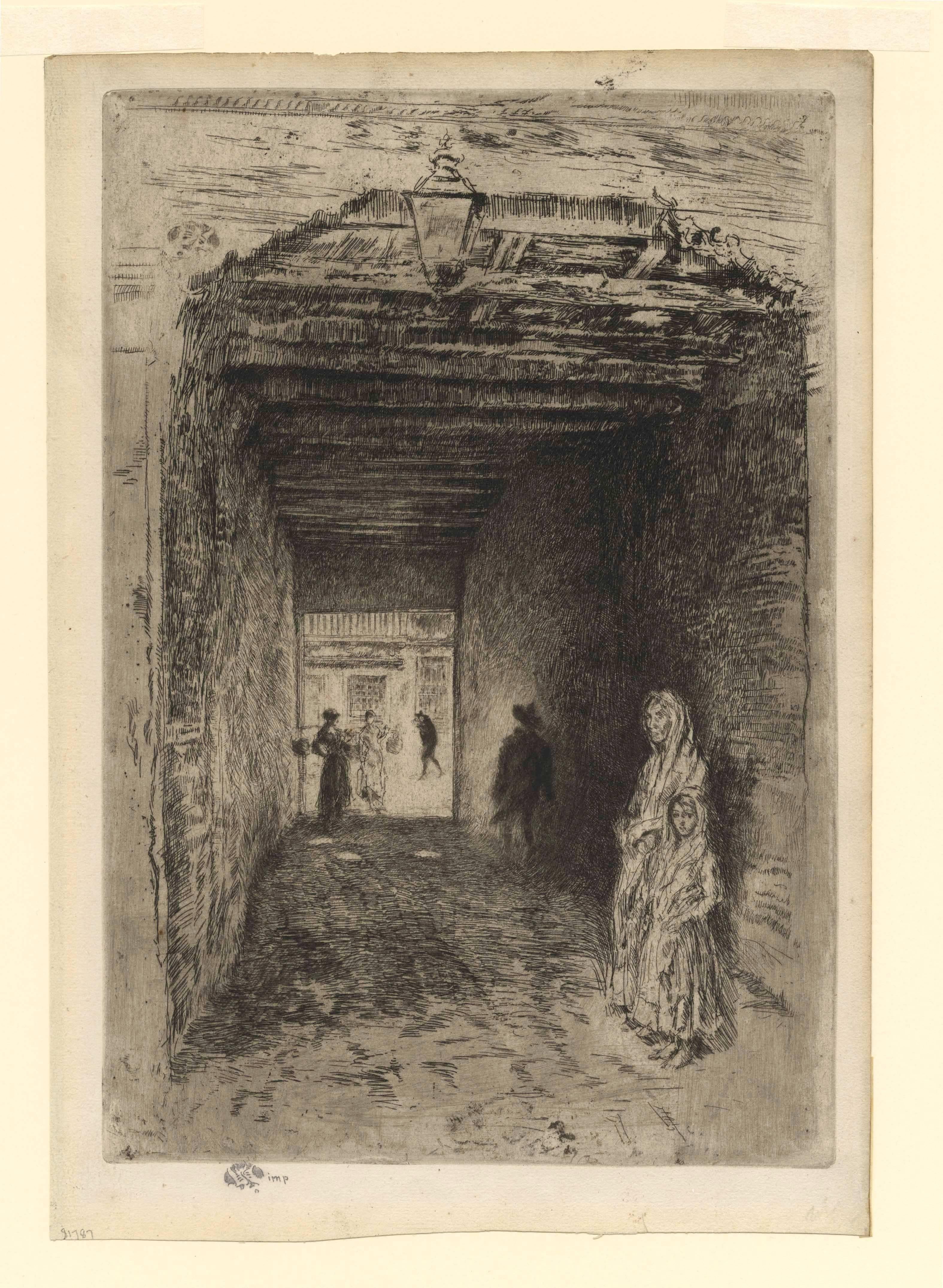James Abbott McNeill Whistler Figurative Print - The Beggars