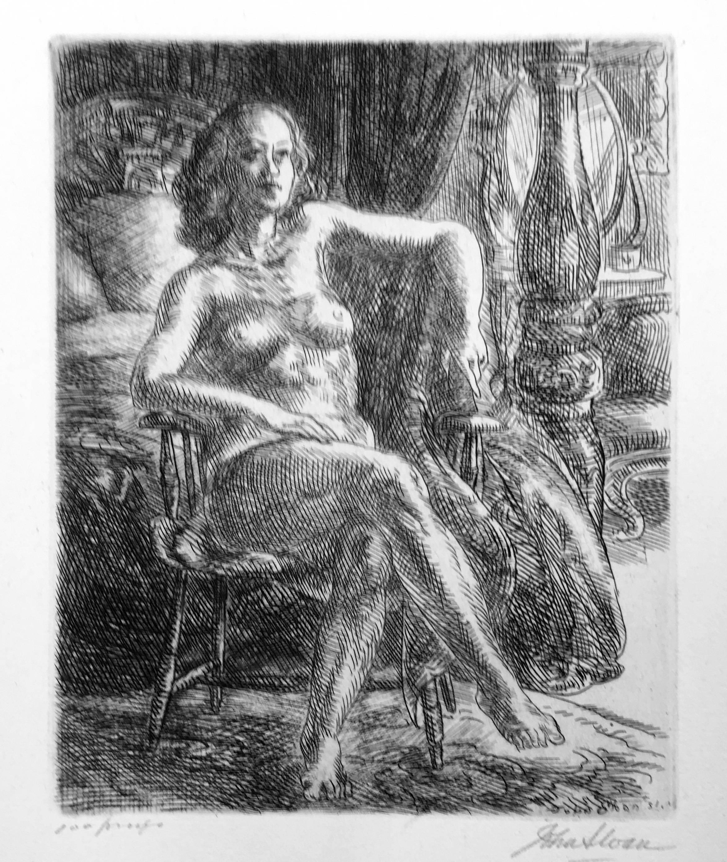 Nude with Furniture