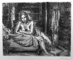 Nude Leaning on a Chaise