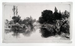 Antique Shere Mill Pond II (Large Plate)