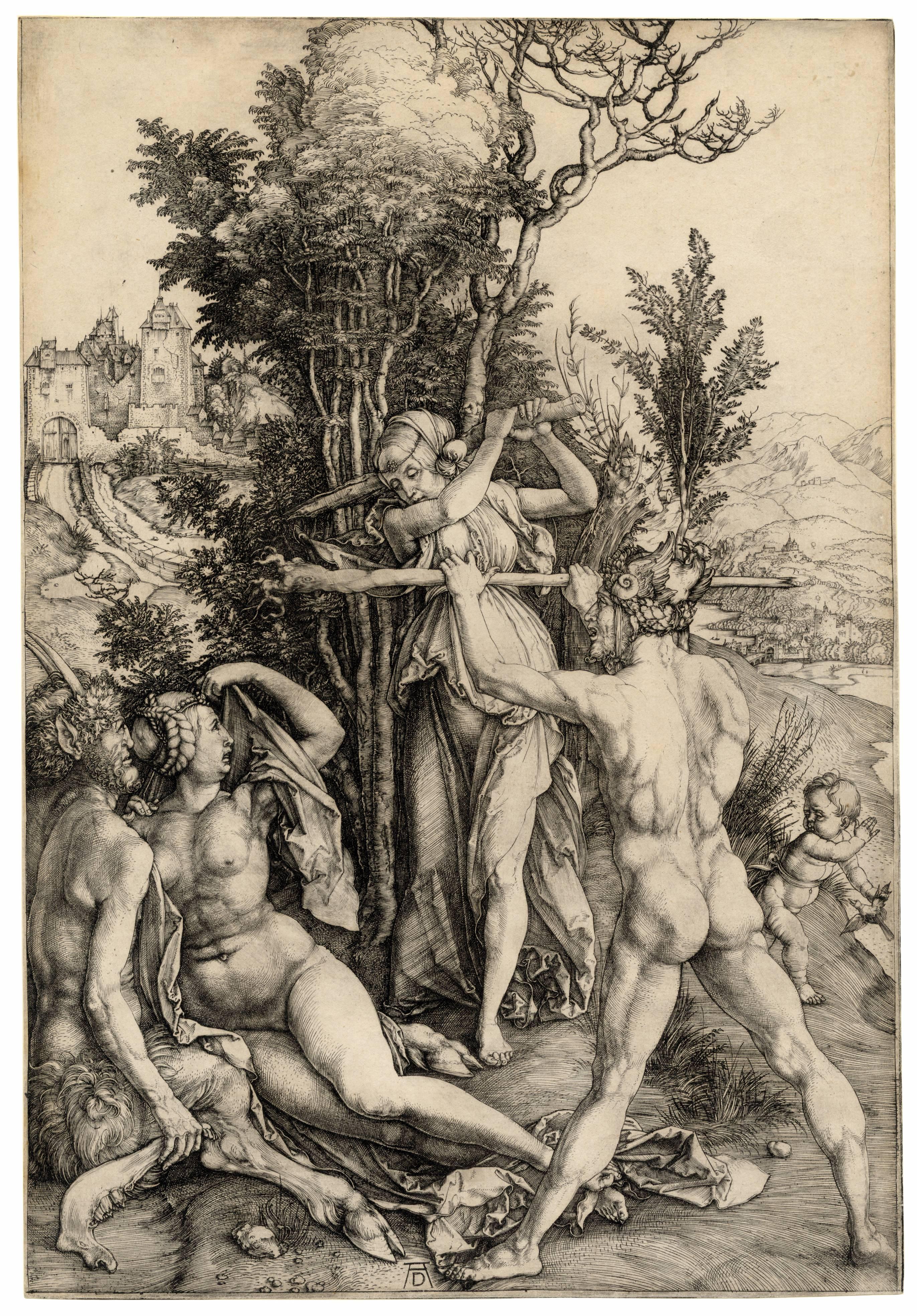 Albrecht Dürer Figurative Print - Hercules