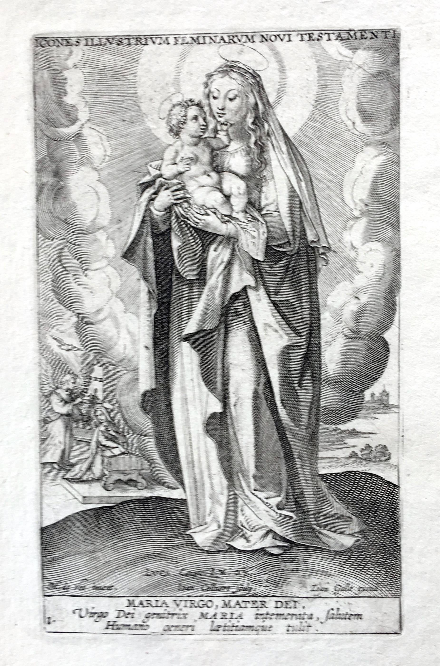 Maerten De Vos Portrait Print - Images of Celebrated Women of the New Testament