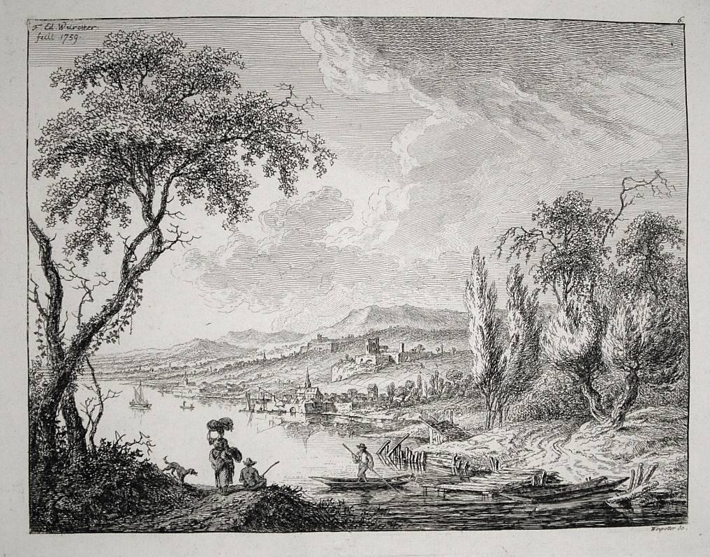  Paysages (Landscapes) - Print by Franz Edmund Weirotter