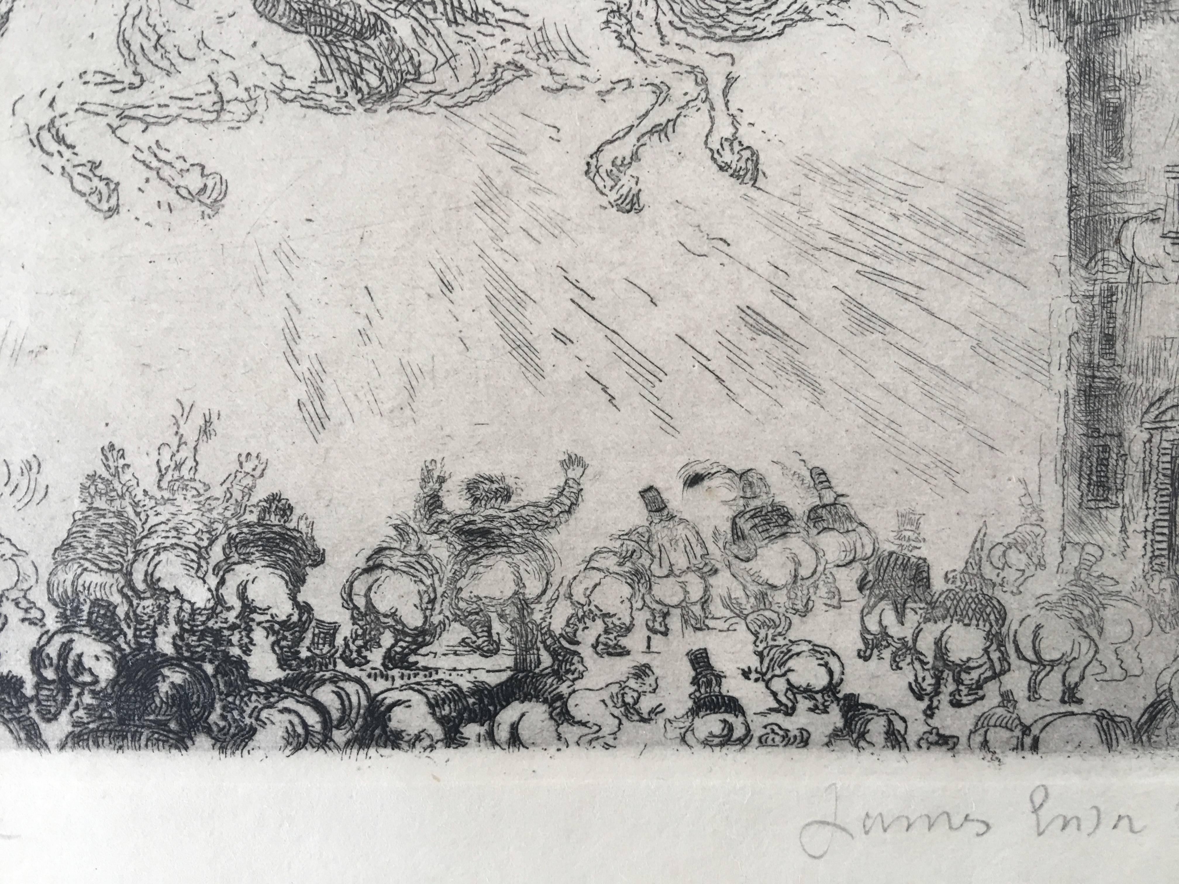 Engel der Vernichtung (Symbolismus), Print, von James Ensor