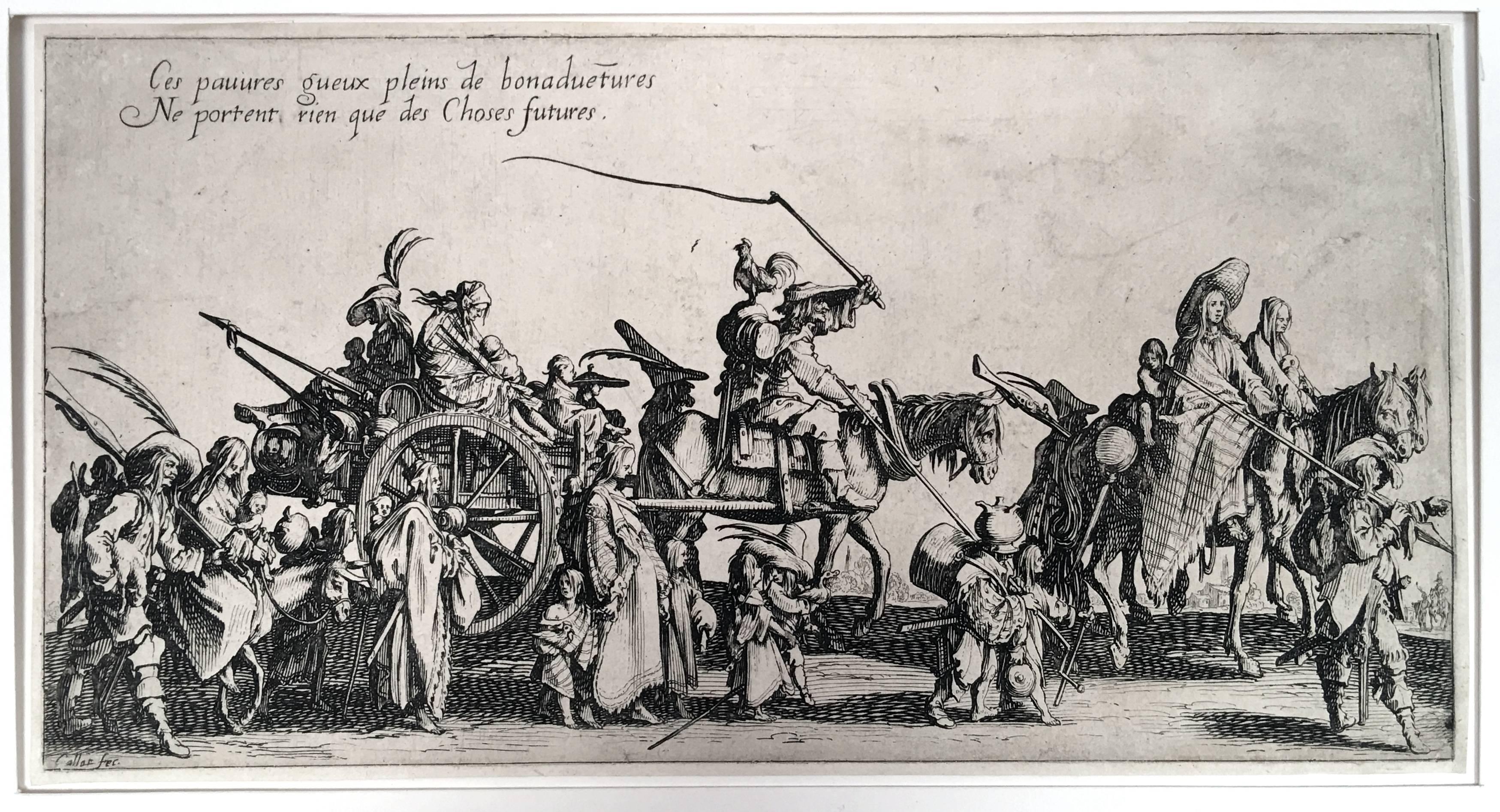 The Bohemians - Print by Jacques Callot