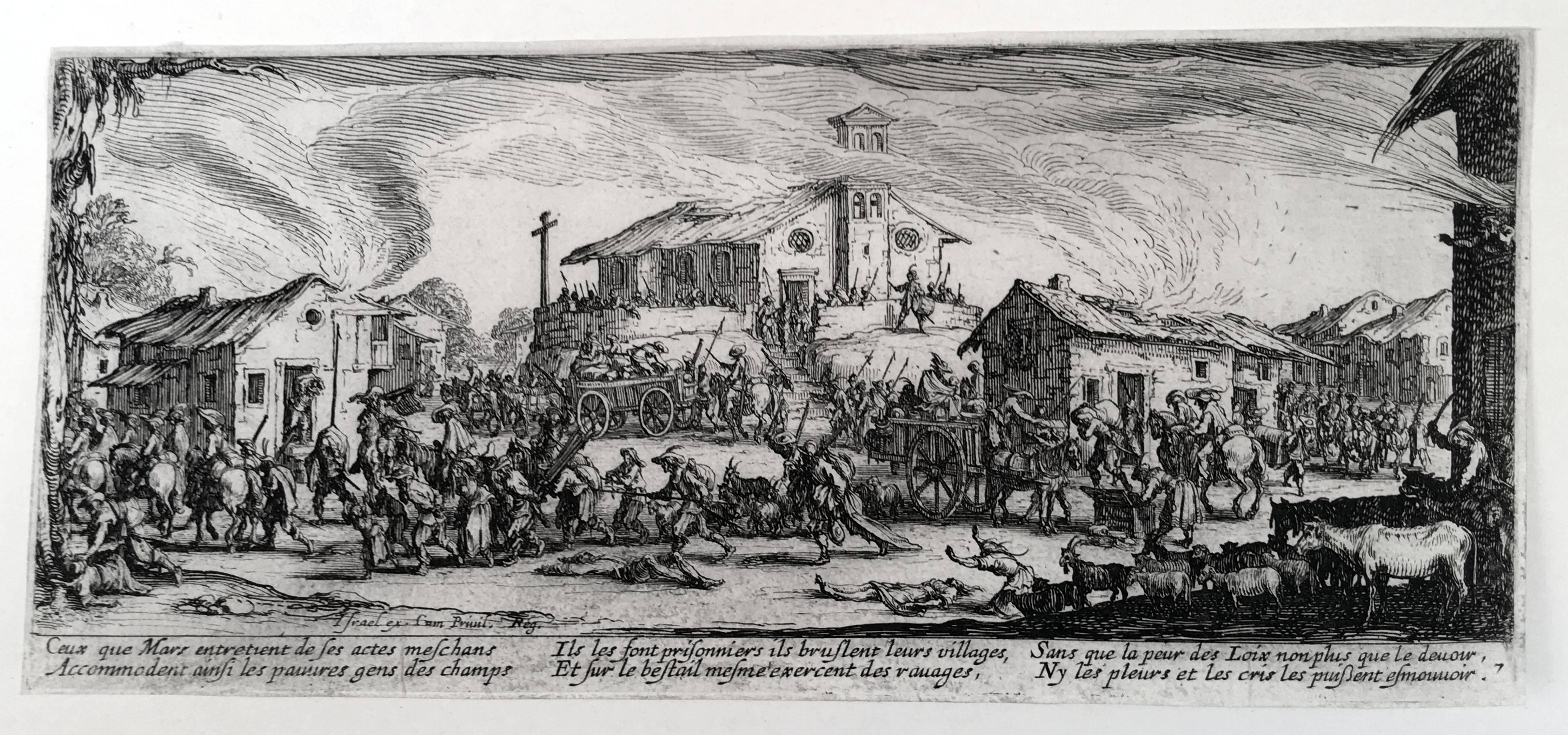 Les Grandes Miseres de la Guerre - Print de Jacques Callot