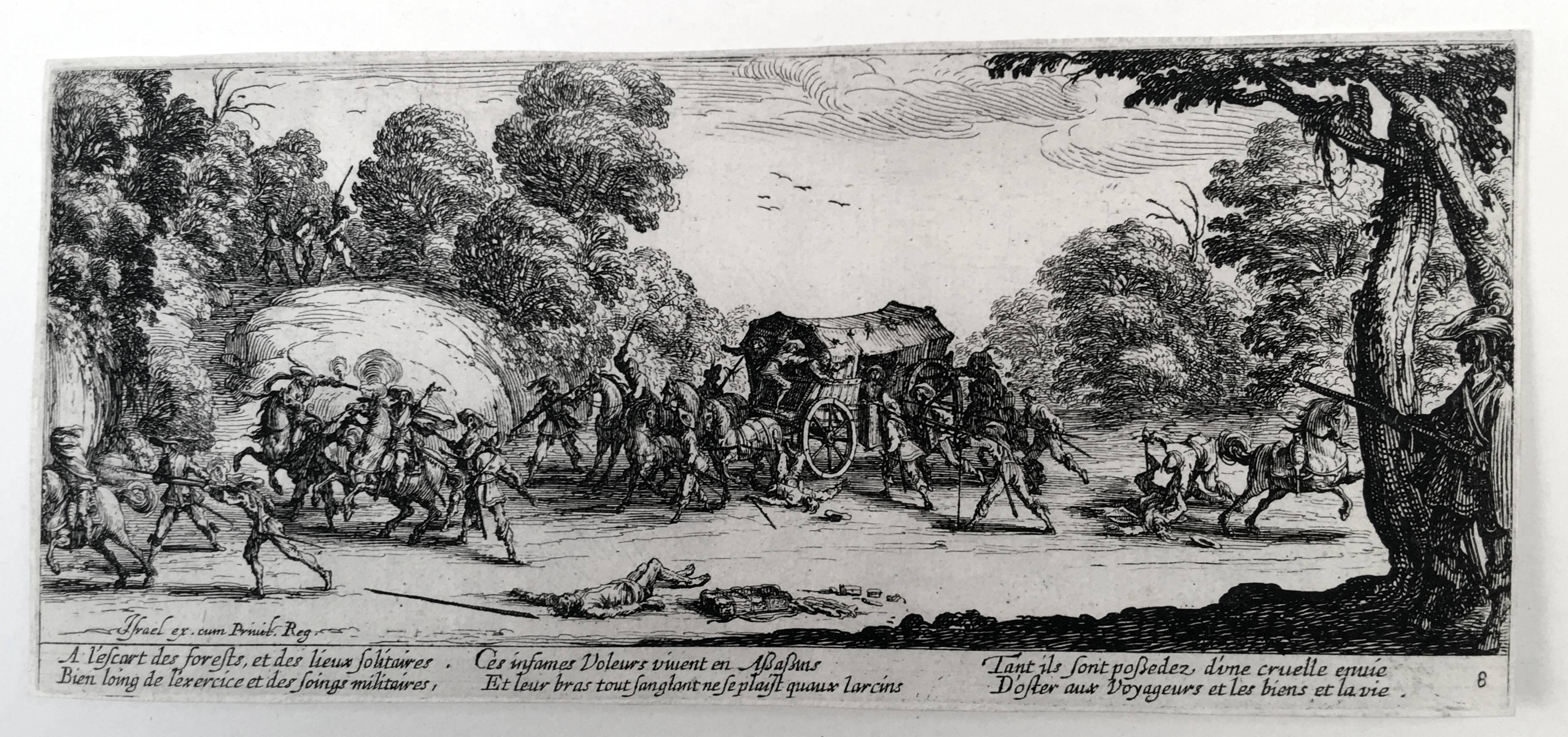 Les Grandes Miseres de la Guerre - Maîtres anciens Print par Jacques Callot