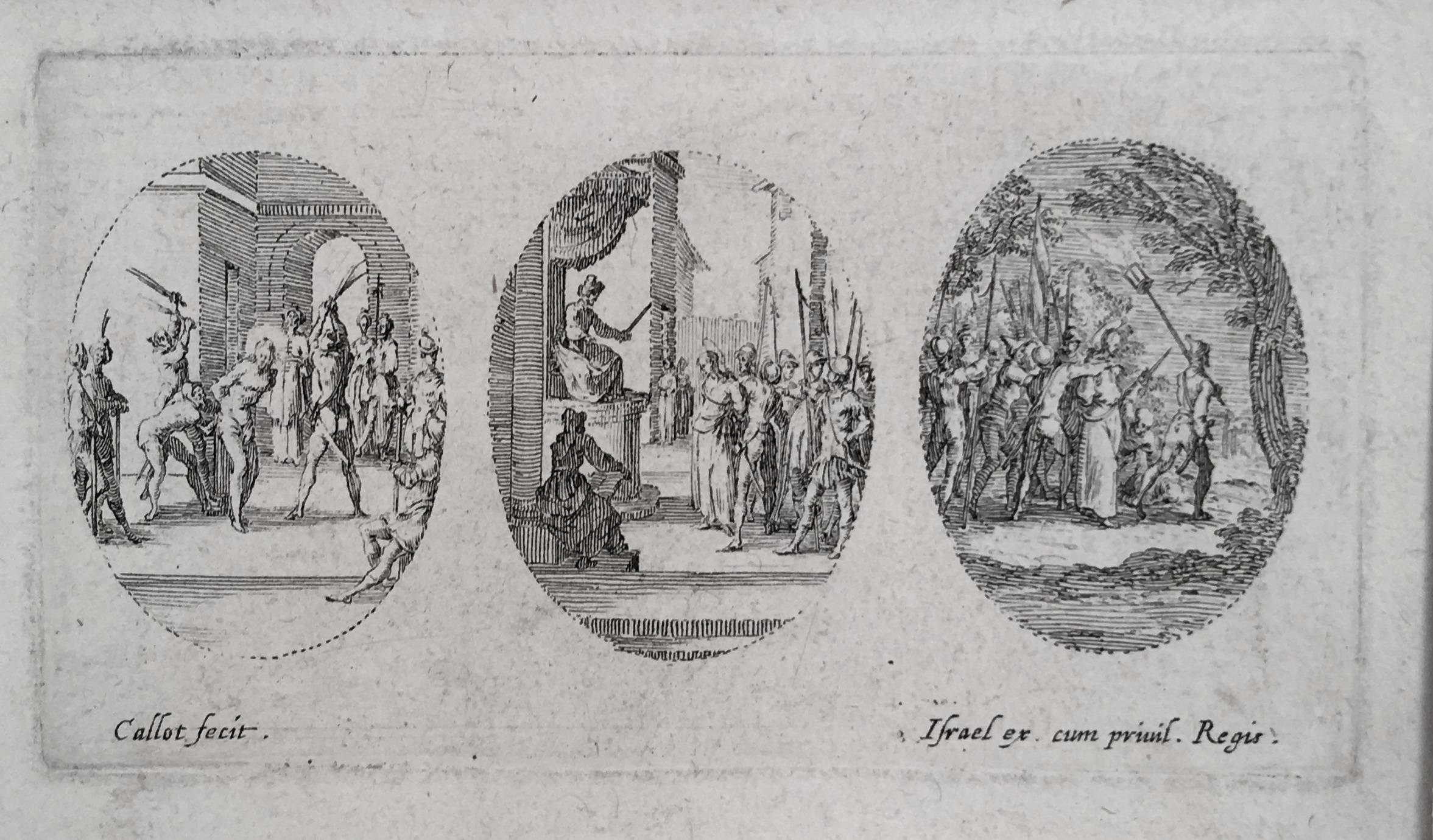 Jacques Callot (1592-1635), Mystères de la Passion (Variae Tum Passionis Christi, Tum Vitiae Beatae Mariae Virginis), ensemble complet de 20 eaux-fortes plus le frontispice par Abraham Bosse (Référence Meaume 31). c. 1631. Référence : Lieure