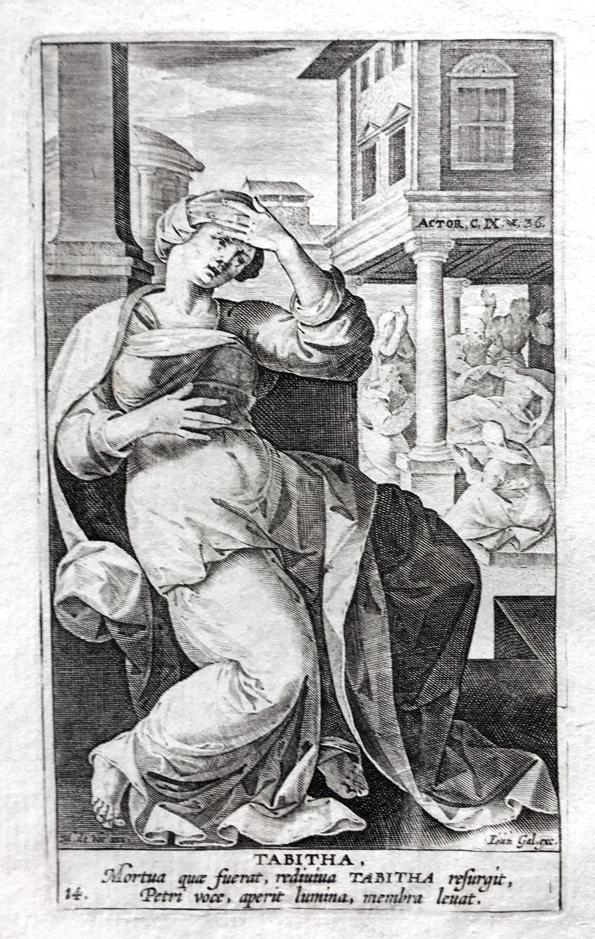 Maarten de Vos (1532-1603) (after), engravings c. 1597, Images of Celebrated Women of the New Testament. The complete set of 15 engravings after Maarten de Vos, engraved by Adrien Collaert (Antwerp, c. 1560-1618), Karel de Mallery (c, 1576-after