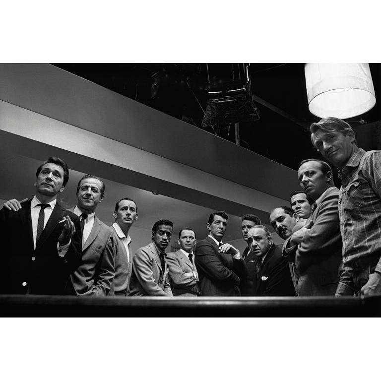 Sid Avery Black and White Photograph - "Ocean's Eleven" Cast 1960
