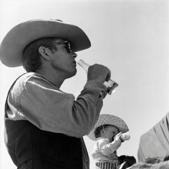 James Dean on Location for "Giant" in Marfa, Texas