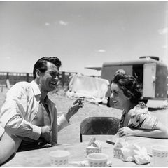 Rock Hudson and Elizabeth Taylor on Location for "Giant" in Marfa, Texas