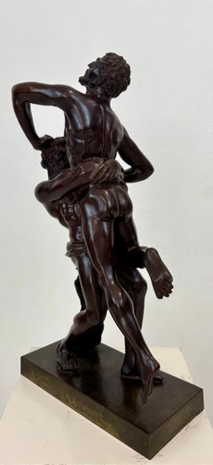 Ferdinando De Luca (1785–1869), "The Wrestlers" 19th Century Grand Tour Bronze