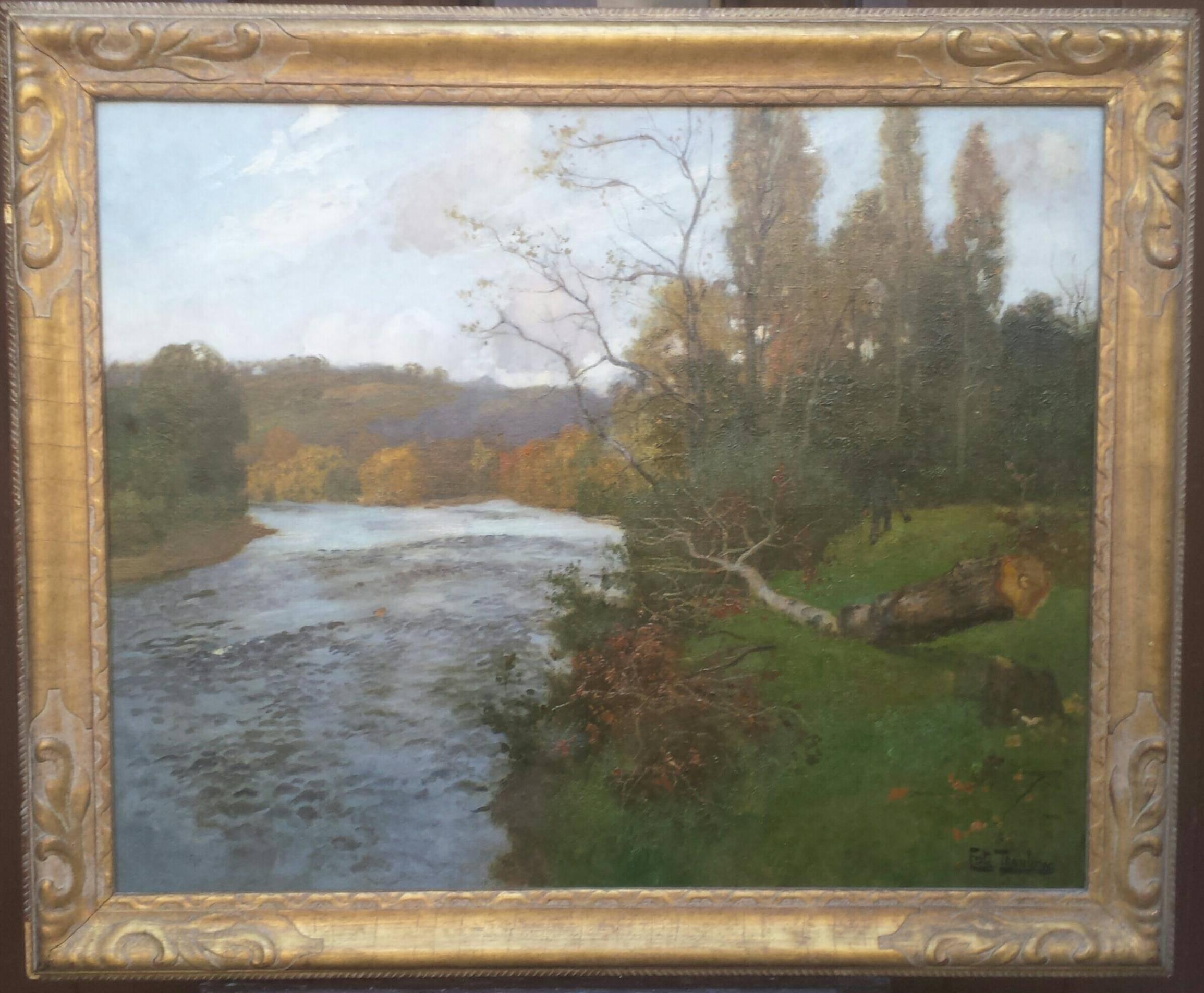 The Otta River, Norway - Painting by Frits Thaulow