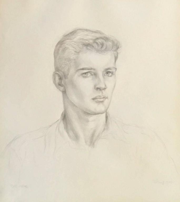 Portrait of Bill Miller (Christian William Miller) - Art by Paul Cadmus
