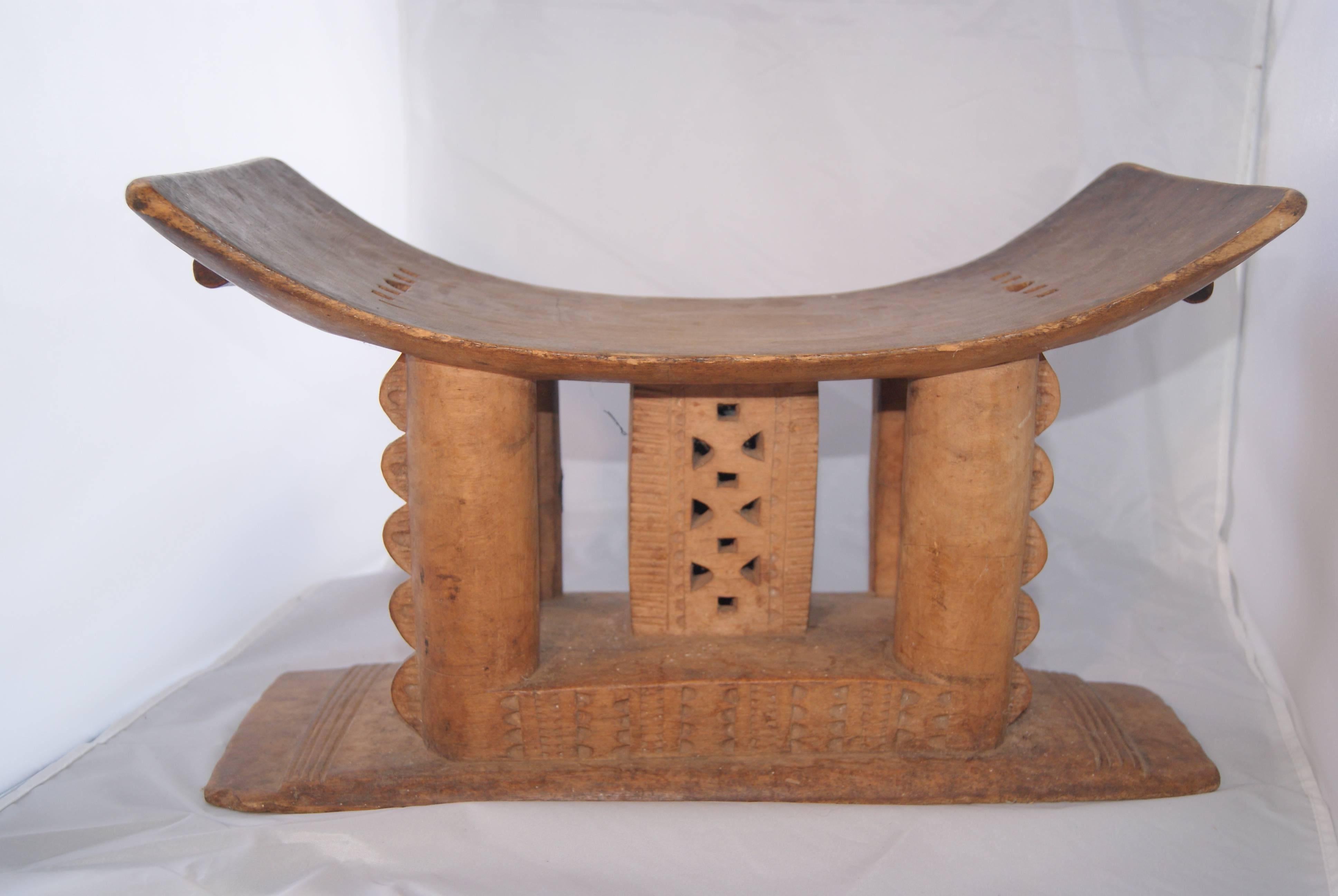 Unknown Still-Life Sculpture - Early 20th century Ashanti African Stool
