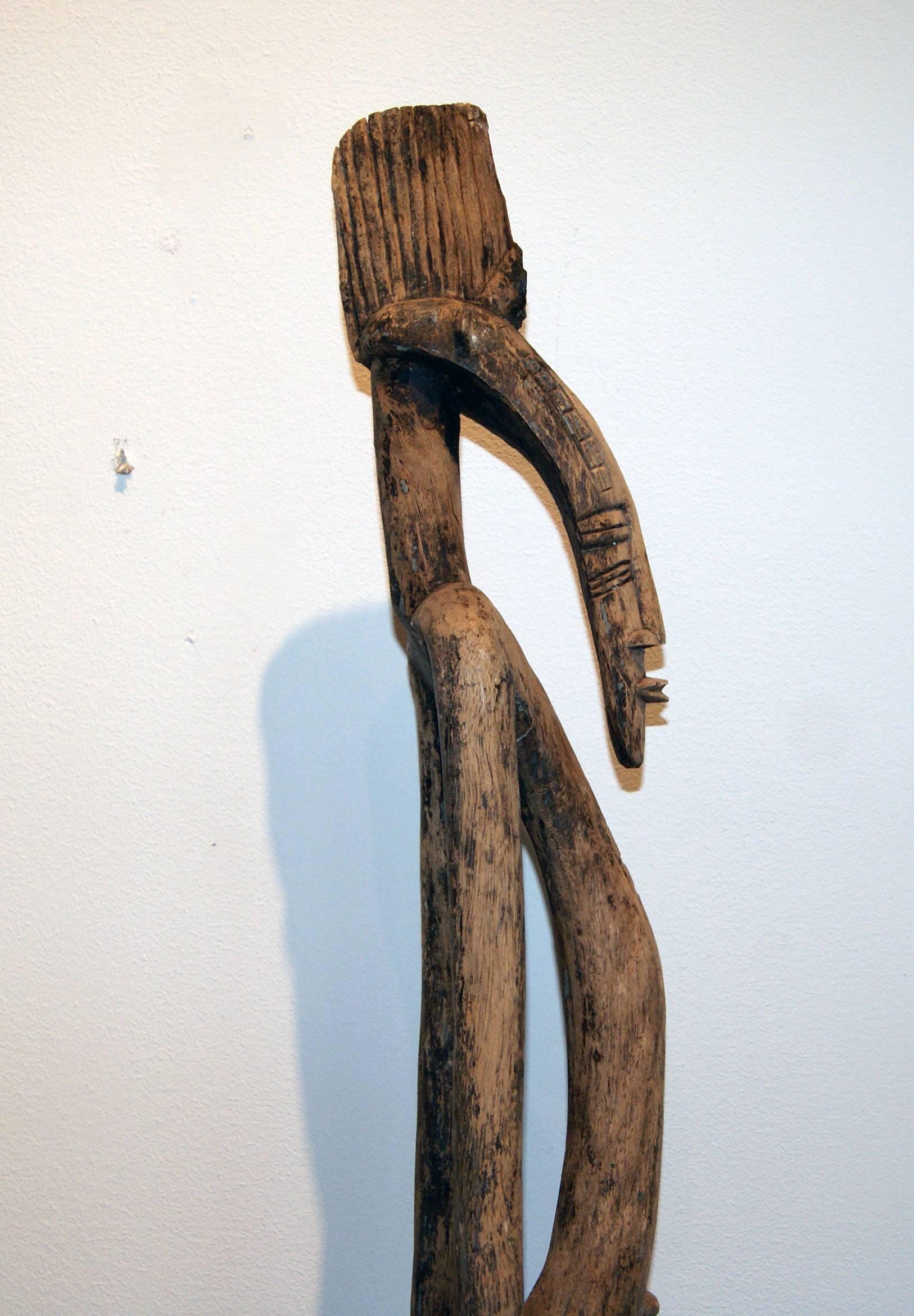 AFRICAN SENUFO FIGURE - Sculpture by Unknown