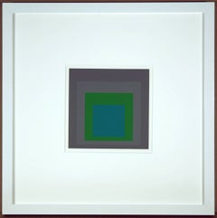 Squares with Greens and Grey