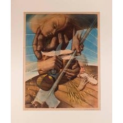 United Nations World Hunger Etching 9