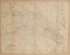 Rare Civil War Map of Part of South Eastern Virginia