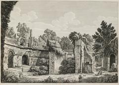 Frontal View of the Maritime Theater at Hadrian's Villan near Rome, Italy 10