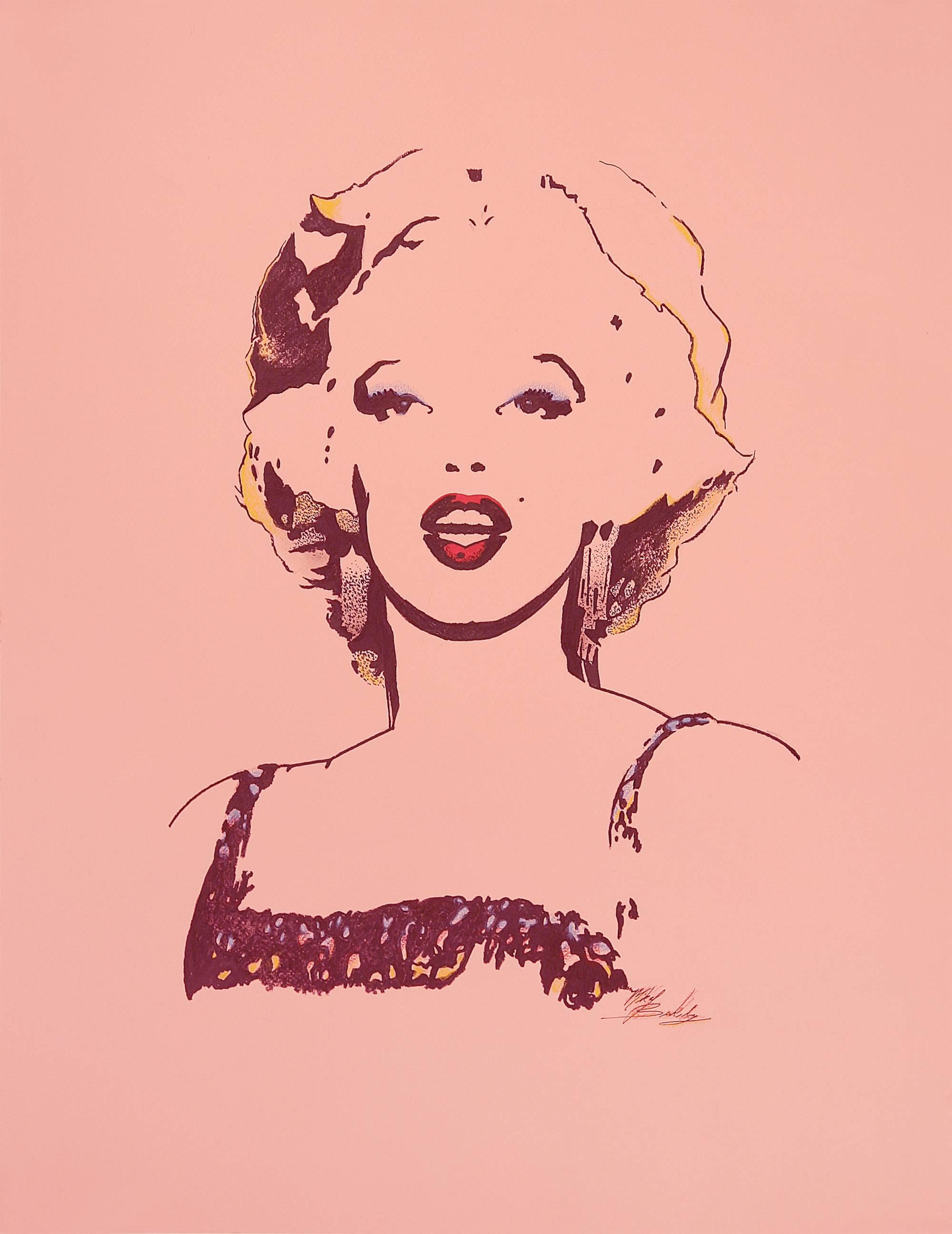 Michael Barkley Portrait - Pencil Drawing of Marilyn Monroe