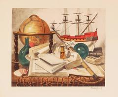 Maritime Still Life with Globe