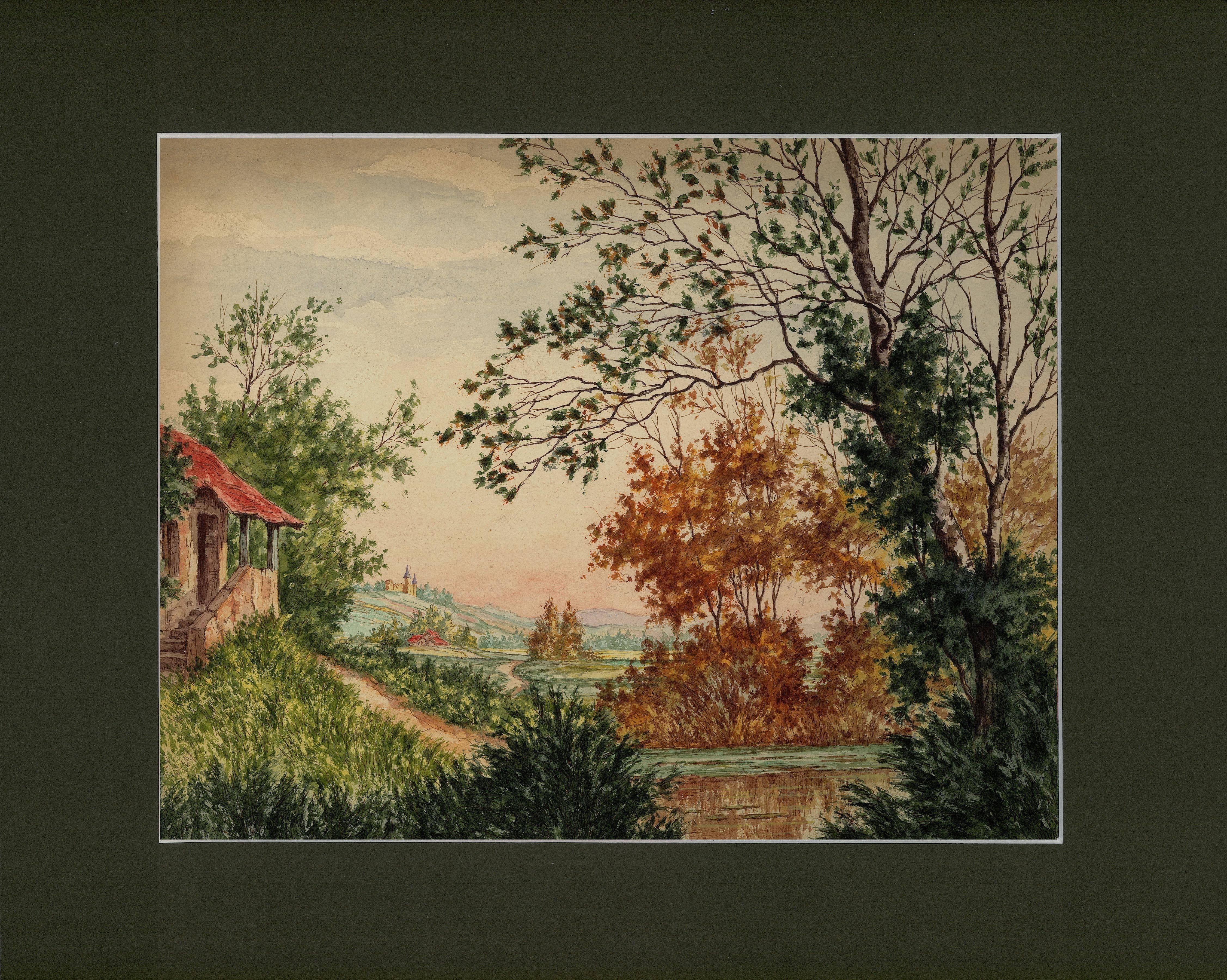 Rene Raffray Landscape Painting - L'Orneau