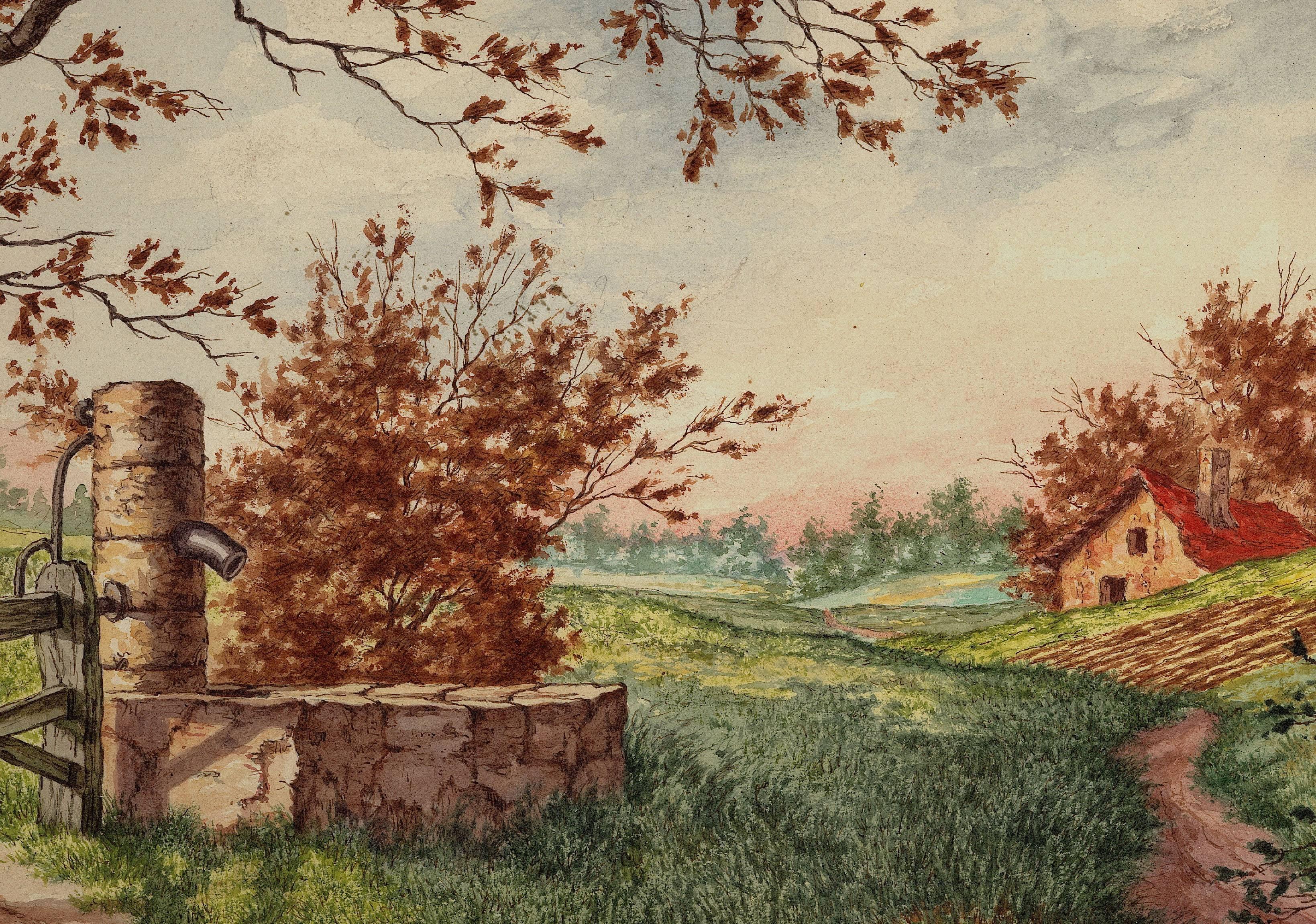 La Pompe - Painting by Unknown
