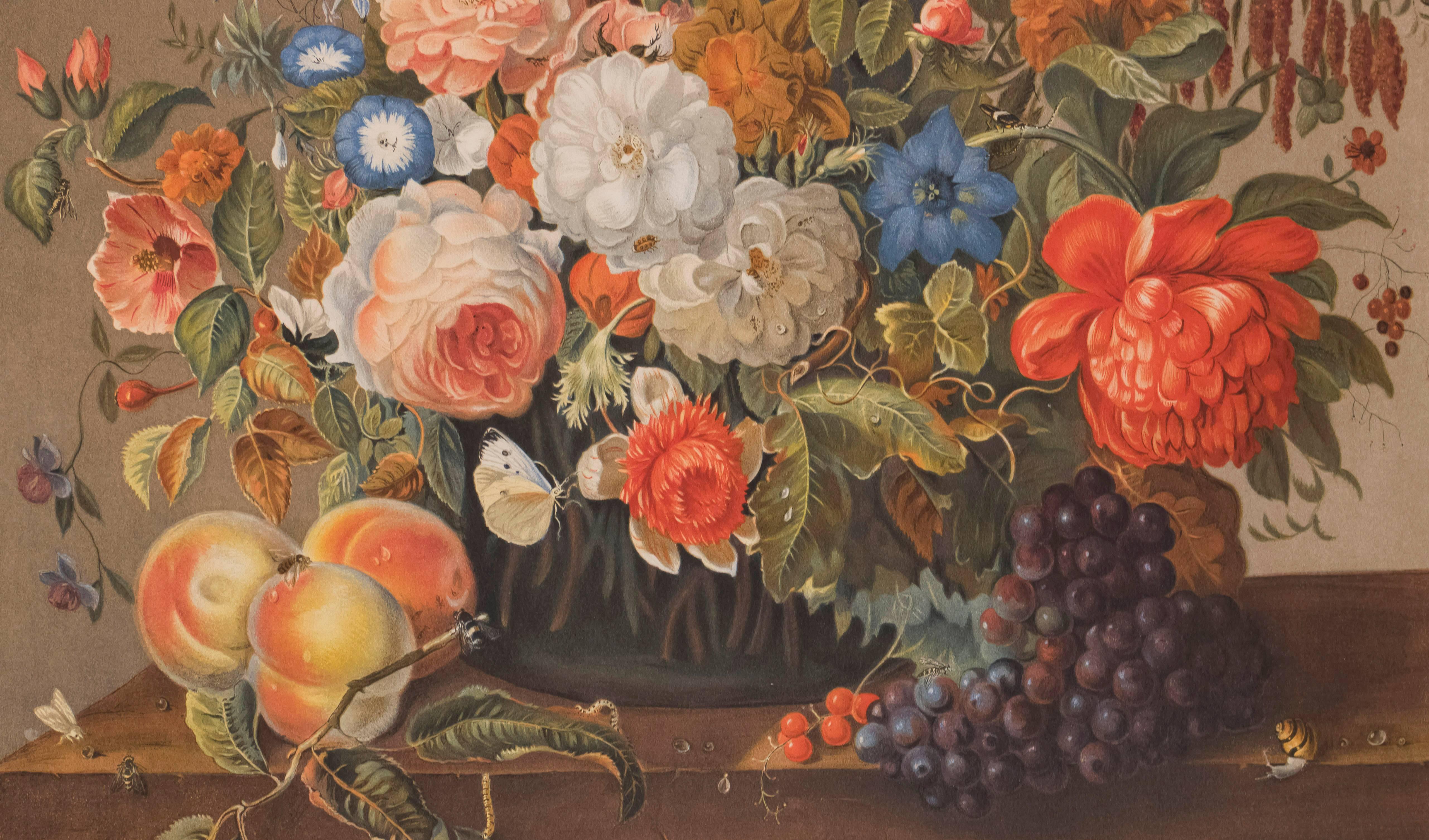 Bouquet #6 - Baroque Print par Joseph Nigg