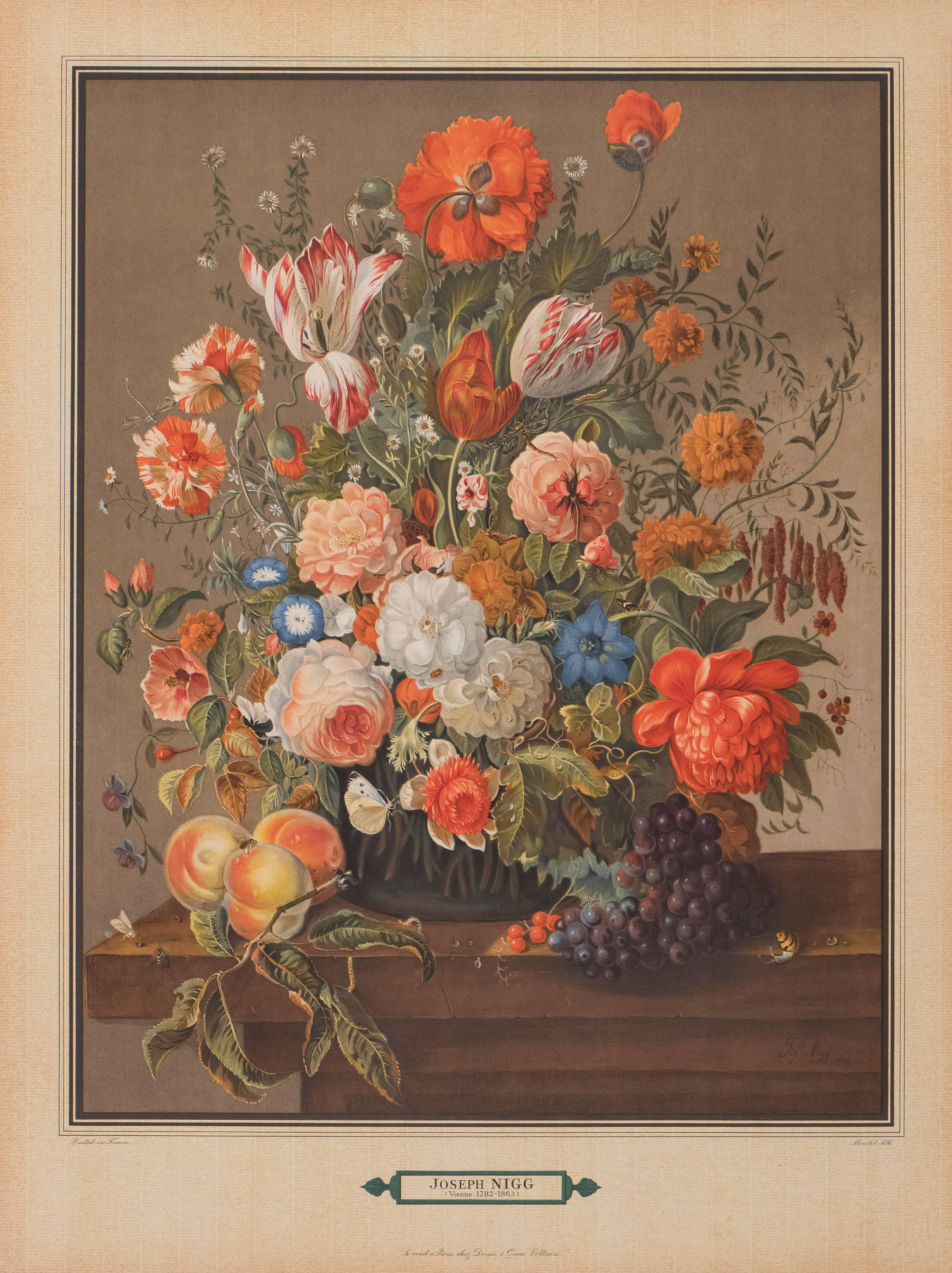 Joseph Nigg Still-Life Print - Bouquet #6