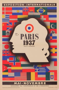 1937 Jean Carlu Paris Exposition Poster 