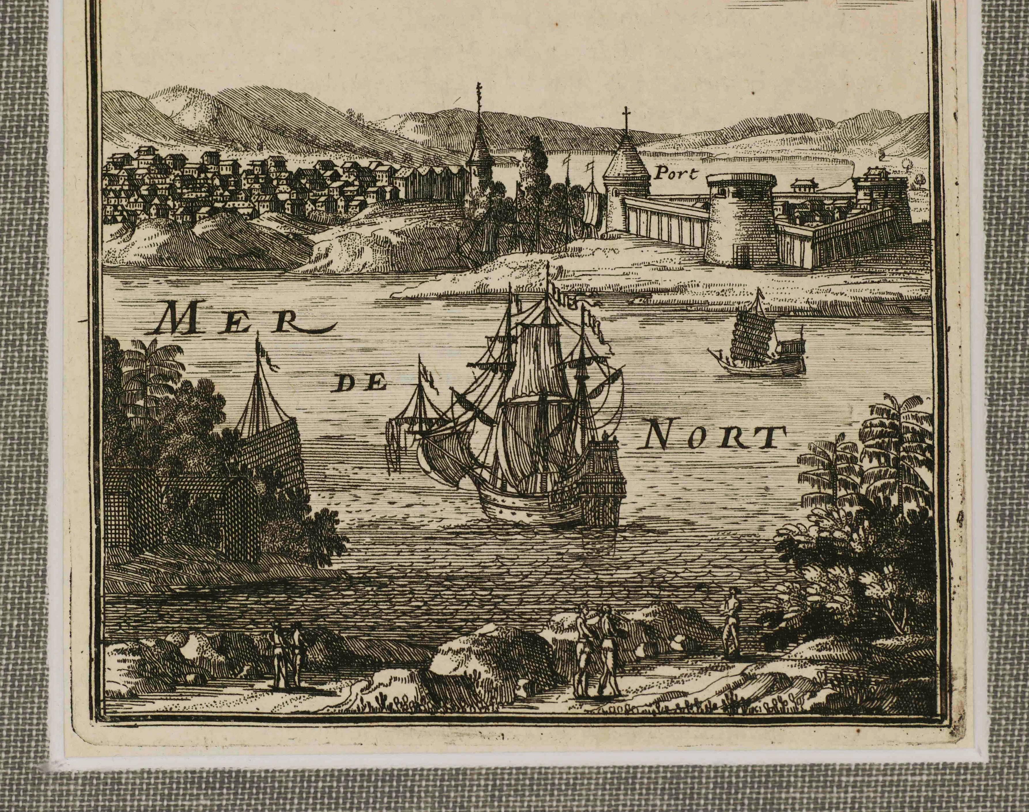 1683 View of St. Augustine Florida - Print by Alain Manesson Mallet