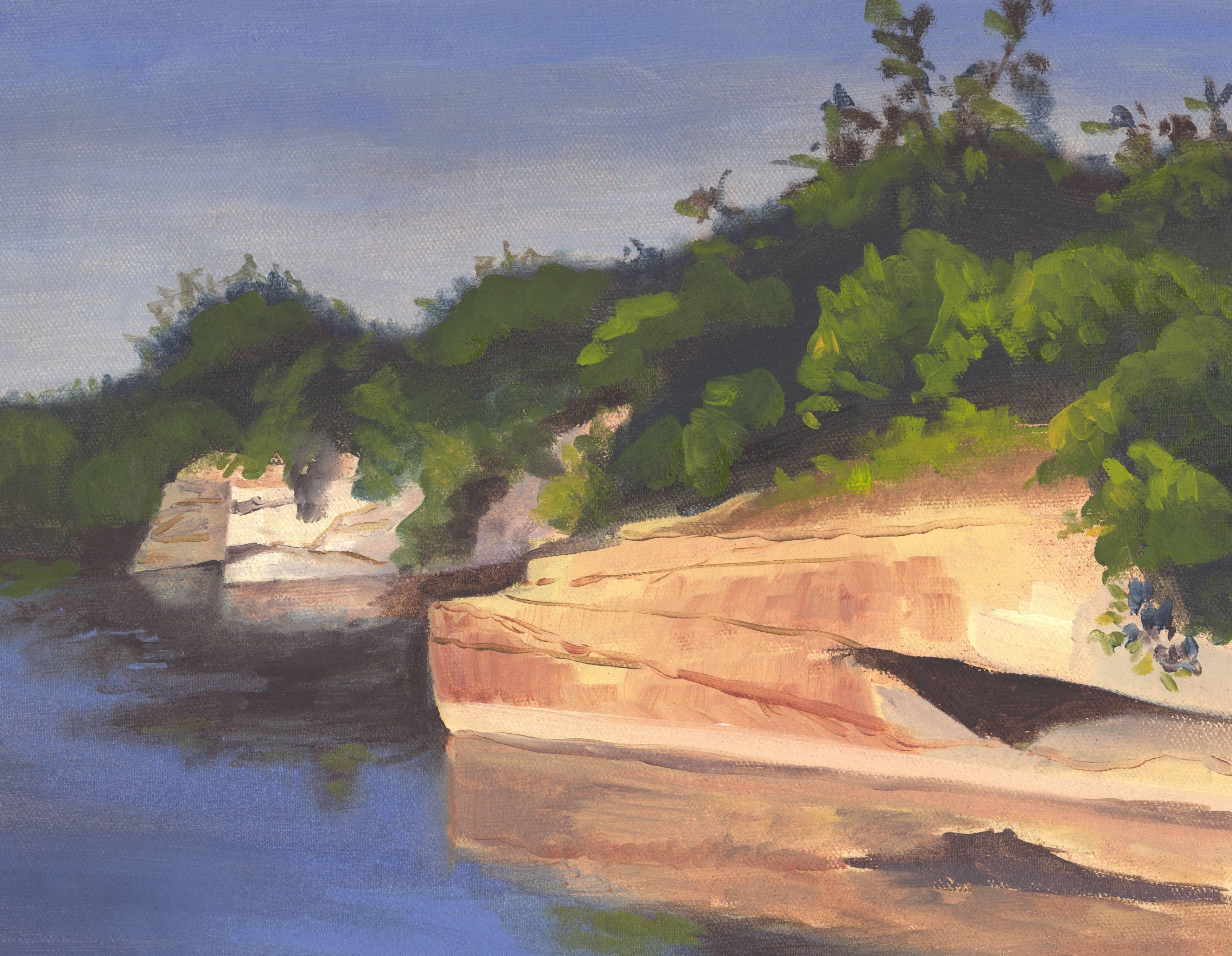 Halibut Point, Rockport  - Painting by Rachel Newman
