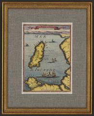 Antique Map Isle of Man and D'Anglesey (Wales)