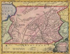 Antique Pre-Revoltionary Map of Pennsylvania