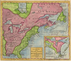 1762 Map of North America
