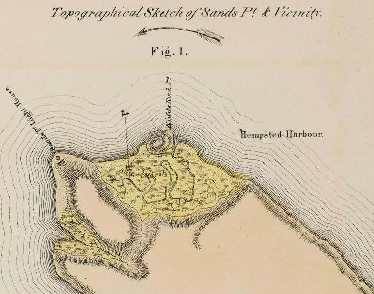 George Endicott - Topographical Map of Sands Point, Long Island and 