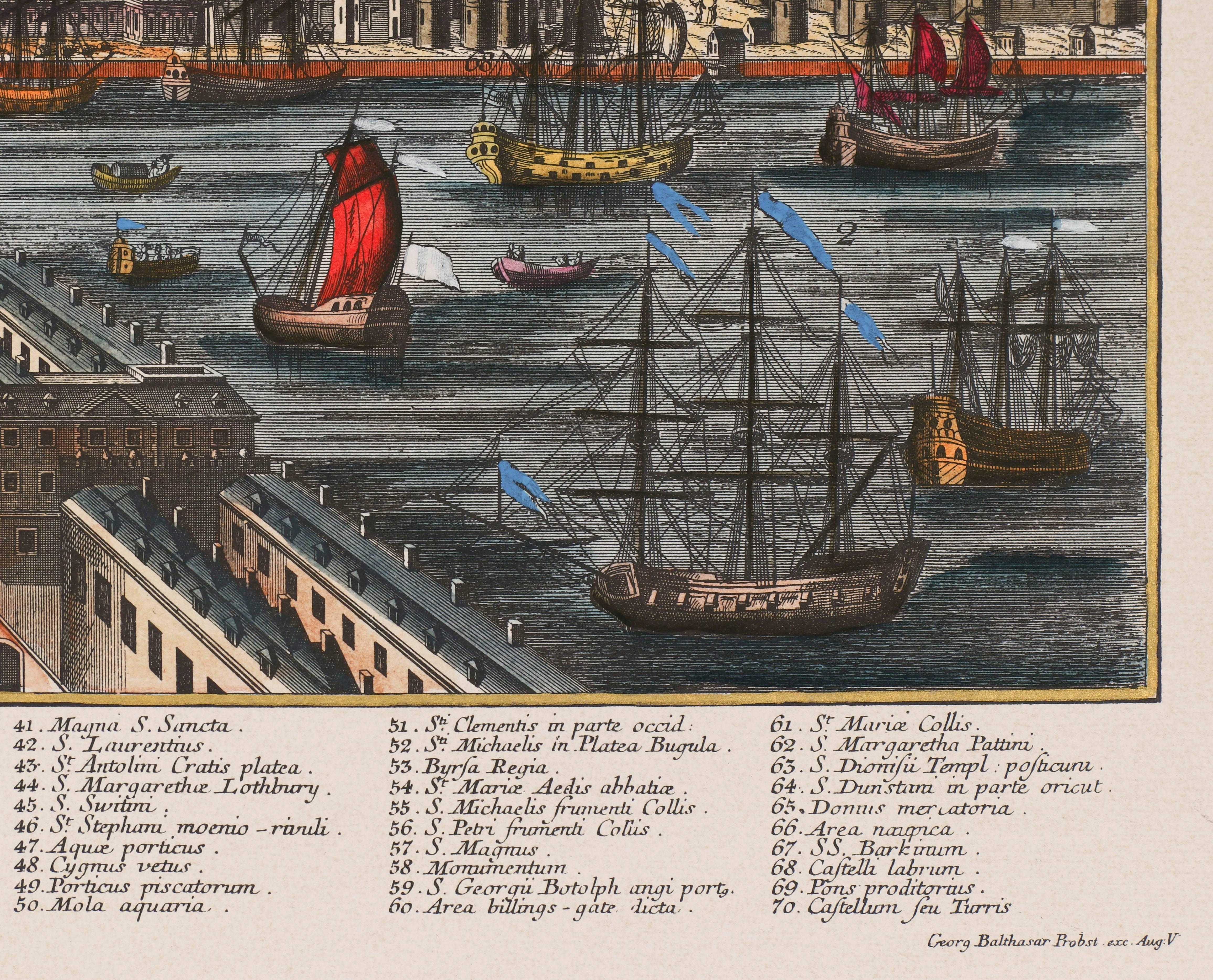 London – Print von Georg Balthasar Probst