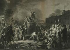 Pulling Down The Statue of George III