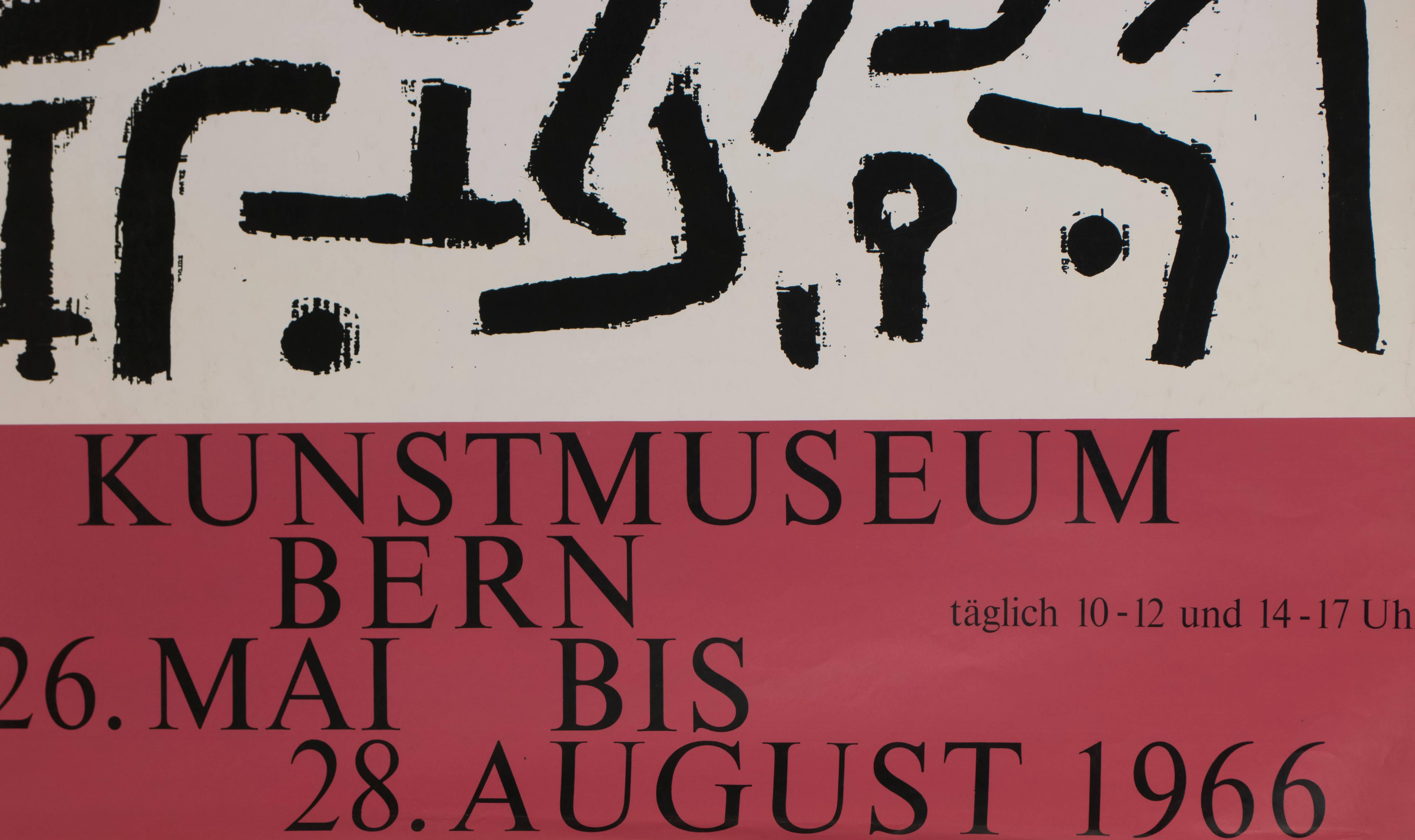 Bern Museum Exhibition Poster - Print by Paul Klee