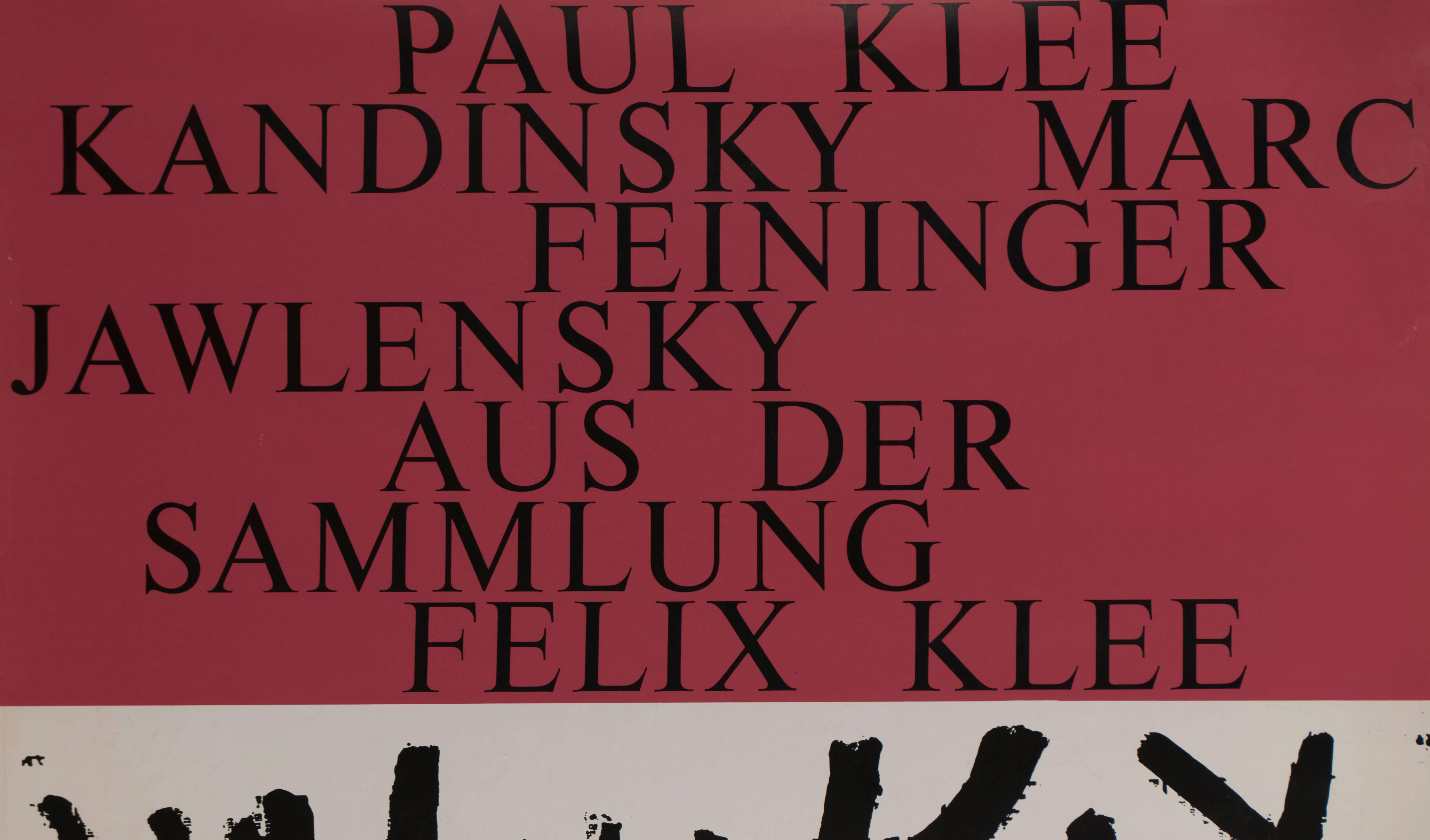 paul klee exhibition poster
