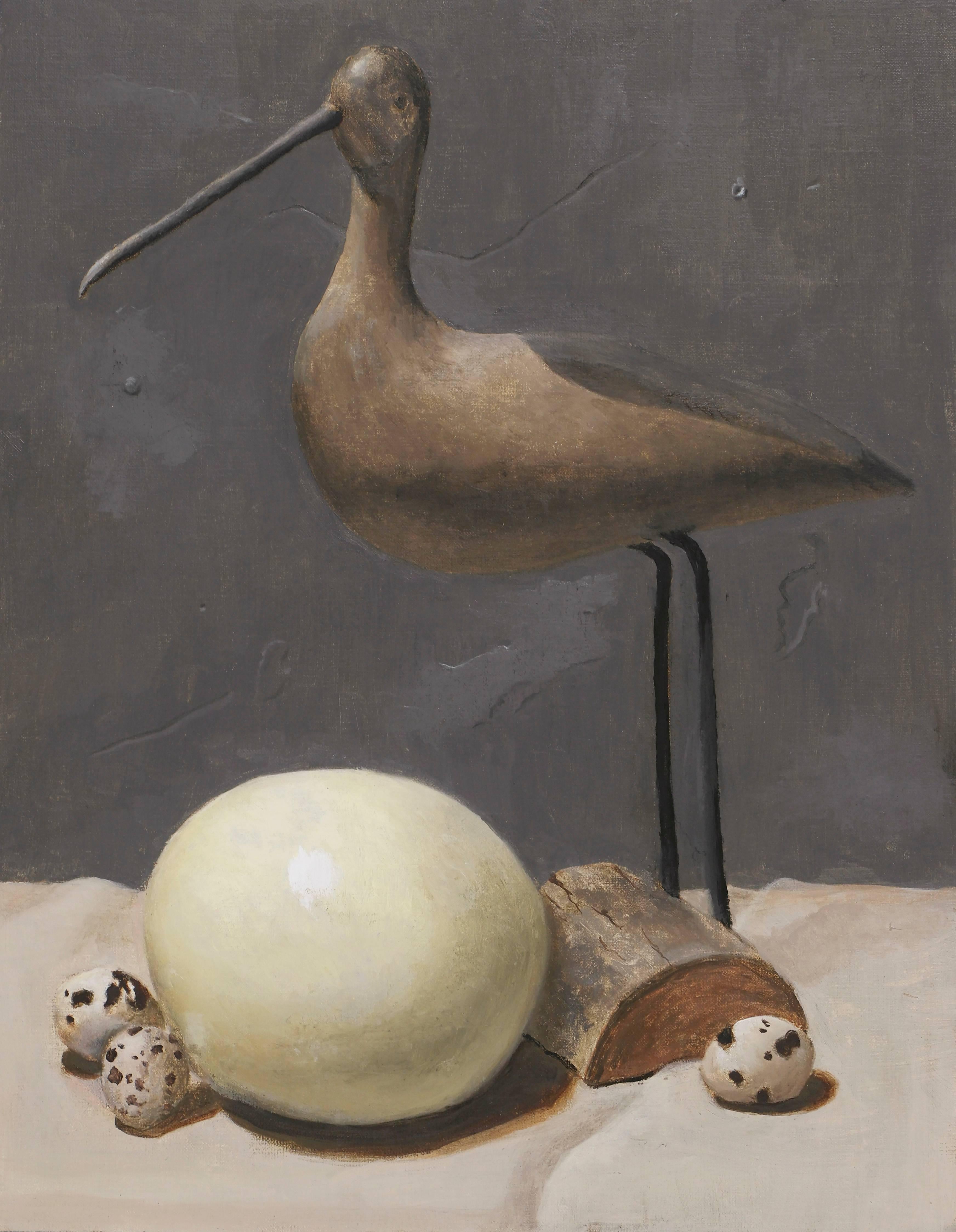 Rachel Newman Still-Life Painting - The Decoy